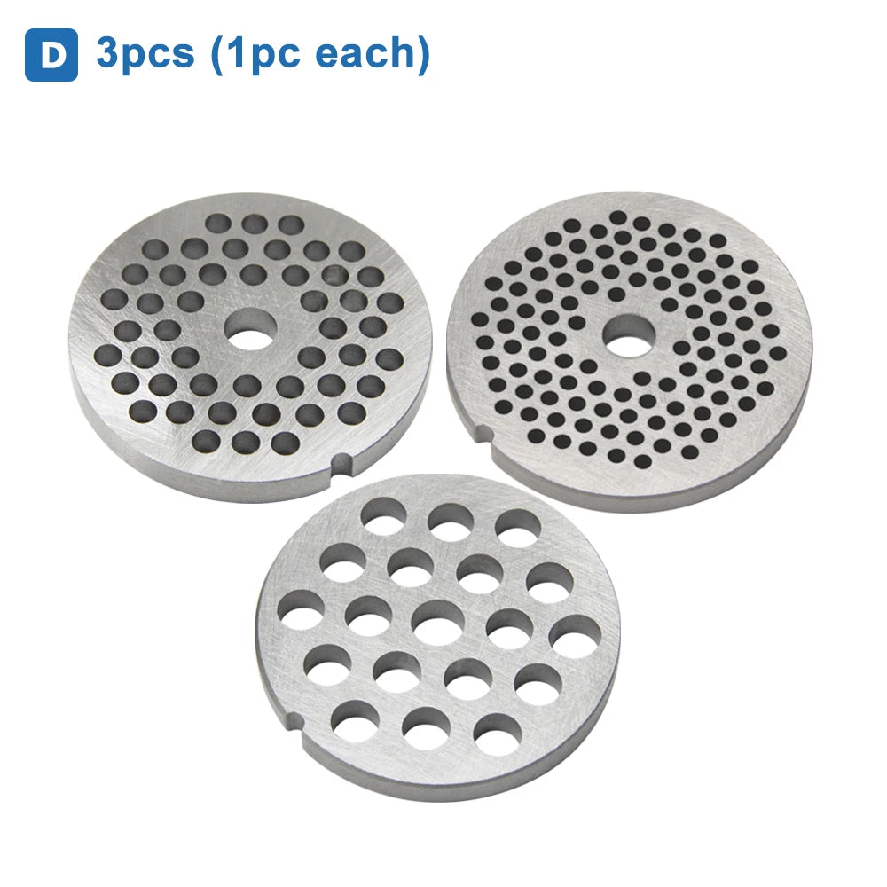 #8 D=62mm Meat Grinder Grille Disc Replacement Stainless Lattice Mincer Plate Parts for Bosch MFW66020 67440 68640 Zelmer 886.8