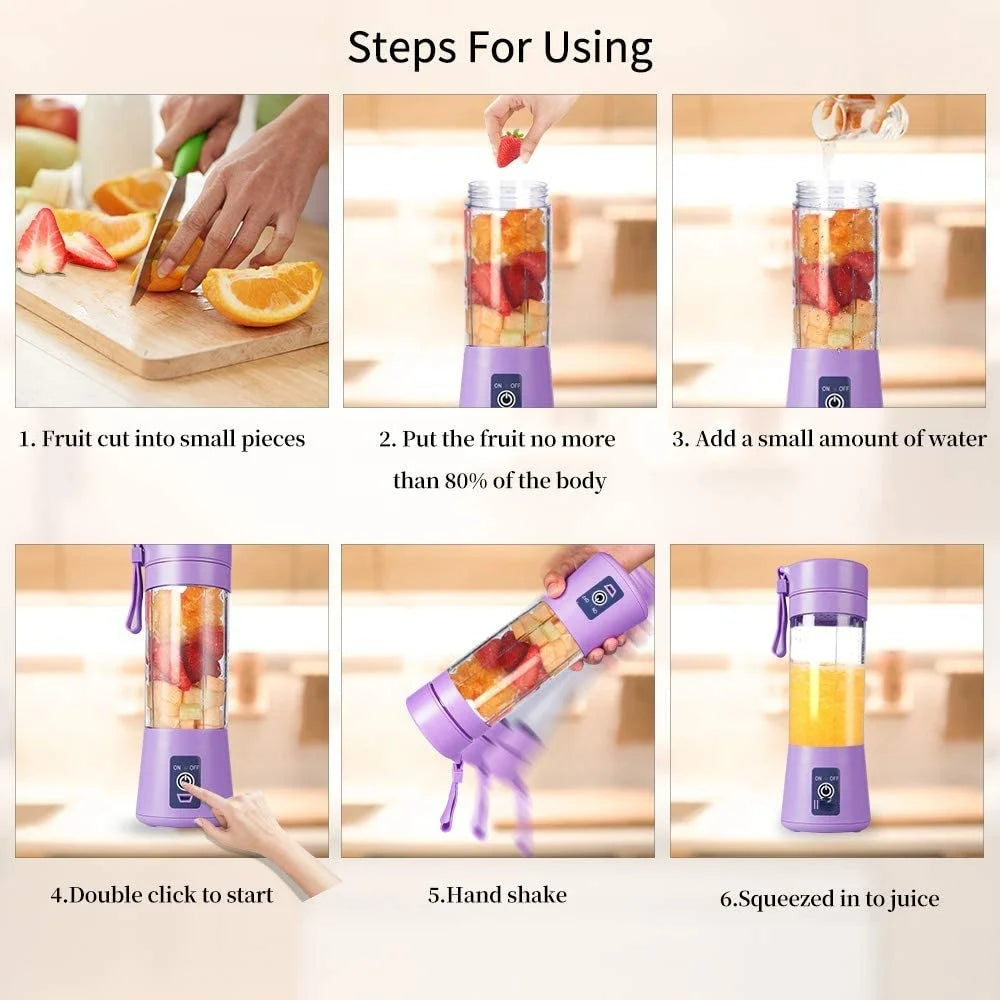 Blend Your Way to Health – Portable Mini Whirlwind Juice Cup for Effortless Nutrition!