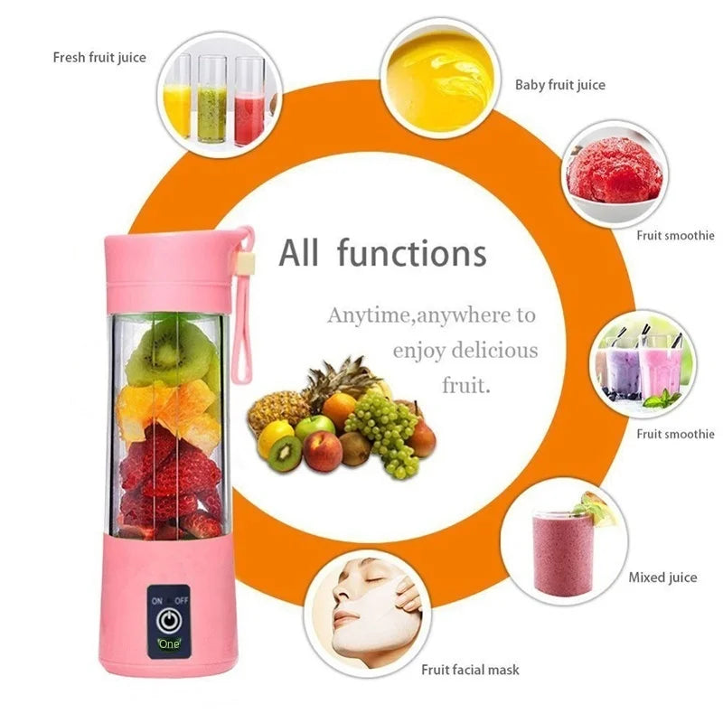 Blend Your Way to Health – Portable Mini Whirlwind Juice Cup for Effortless Nutrition!