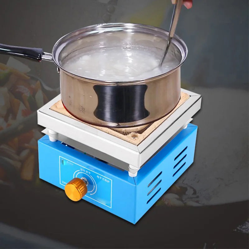 220V Kitchen Lab mini Electric stove electric household furnace thermostat hot milk cooker travel Hot Plate Hot Cook Heater